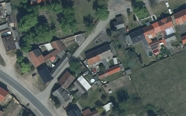 Amtliches Luftbild der Objektlage