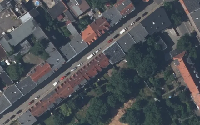 Amtliches Luftbild der Objektlage
