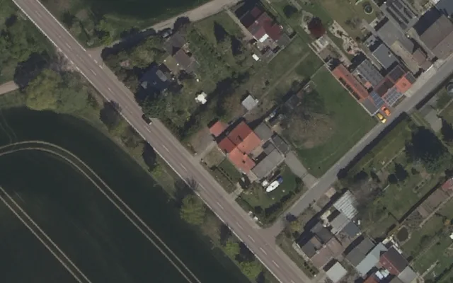 Amtliches Luftbild der Objektlage
