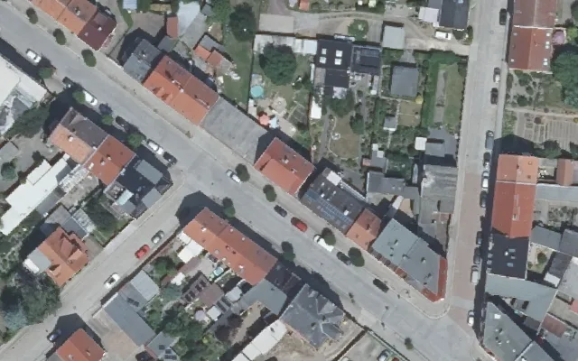 Amtliches Luftbild der Objektlage