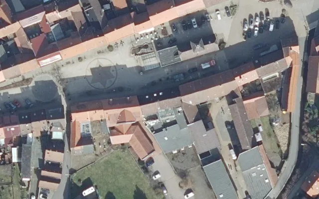 Amtliches Luftbild der Objektlage