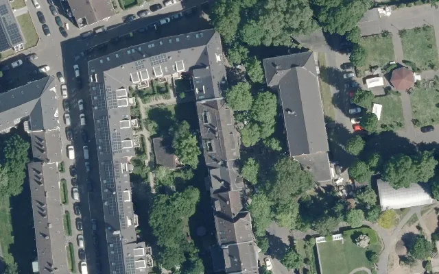 Amtliches Luftbild der Objektlage