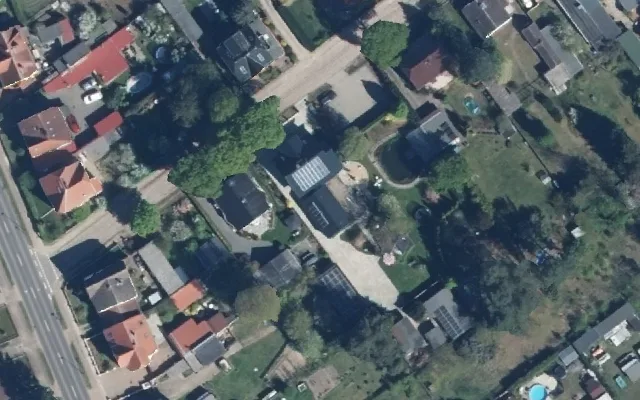 Amtliches Luftbild der Objektlage