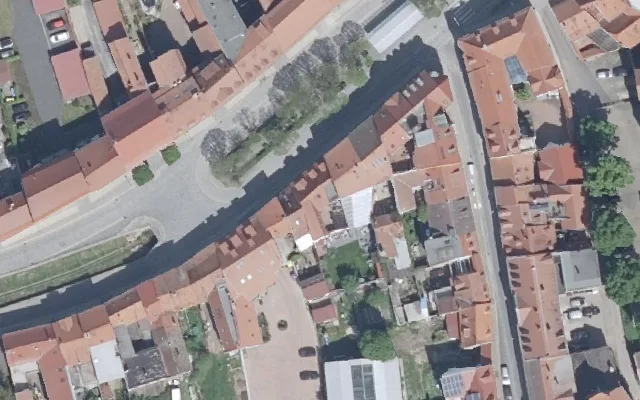Amtliches Luftbild der Objektlage