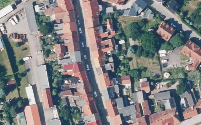 Amtliches Luftbild der Objektlage