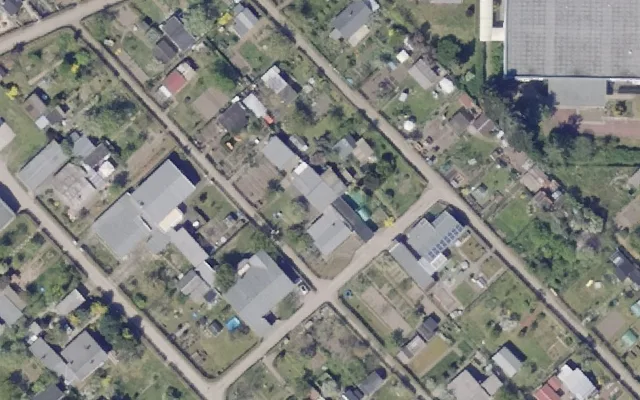 Amtliches Luftbild der Objektlage