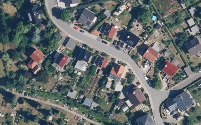 Amtliches Luftbild der Objektlage