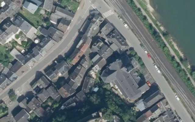 Amtliches Luftbild der Objektlage