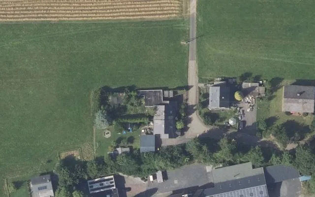 Amtliches Luftbild der Objektlage
