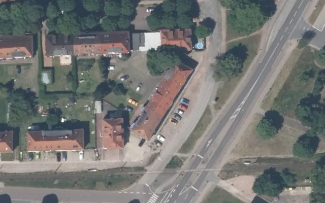Amtliches Luftbild der Objektlage