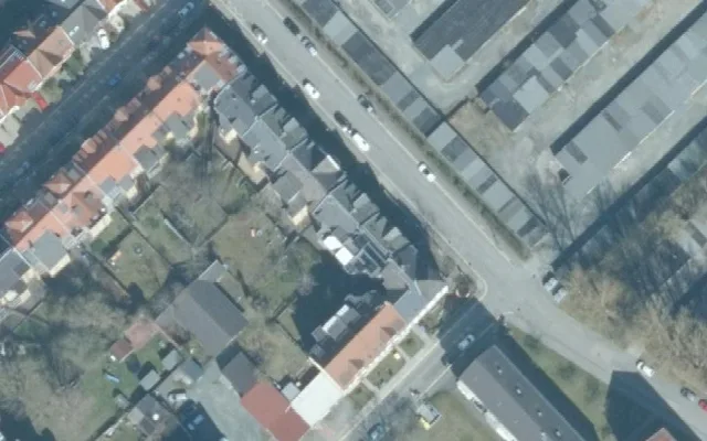 Amtliches Luftbild der Objektlage