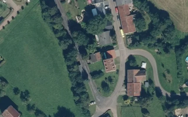 Amtliches Luftbild der Objektlage