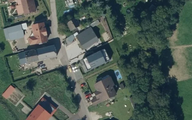 Amtliches Luftbild der Objektlage