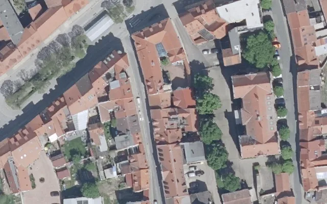 Amtliches Luftbild der Objektlage