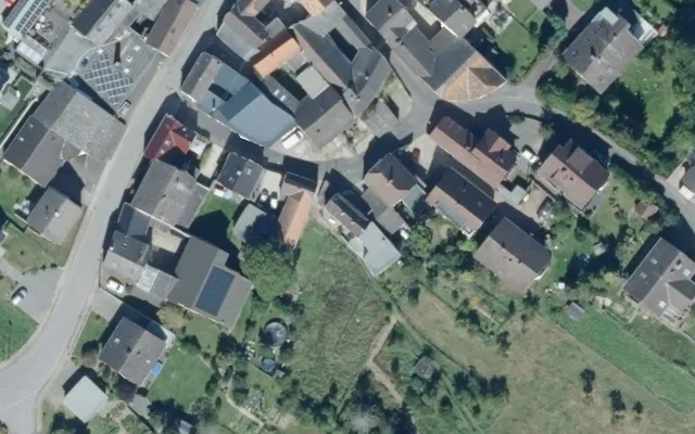 Amtliches Luftbild der Objektlage