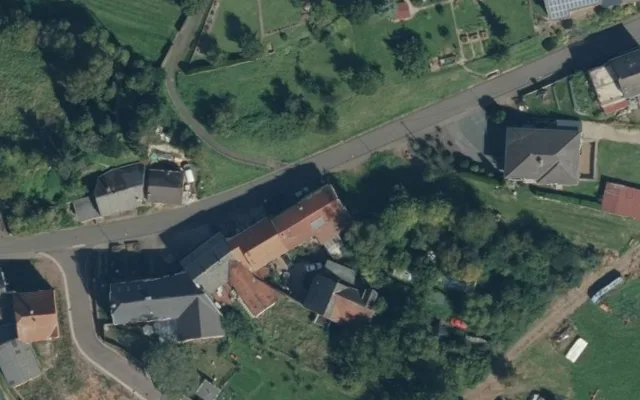 Amtliches Luftbild der Objektlage