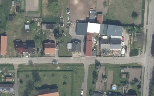 Amtliches Luftbild der Objektlage