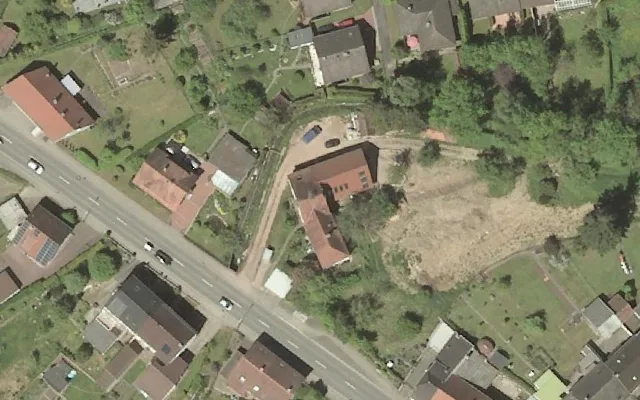 Amtliches Luftbild der Objektlage