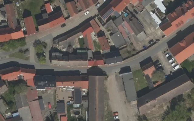 Amtliches Luftbild der Objektlage