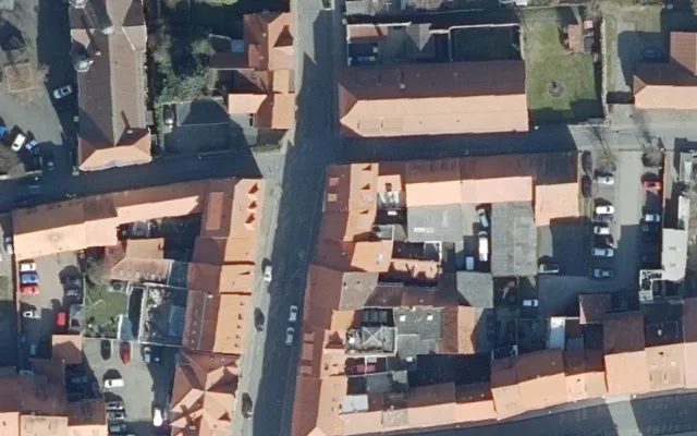 Amtliches Luftbild der Objektlage