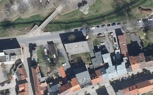 Amtliches Luftbild der Objektlage