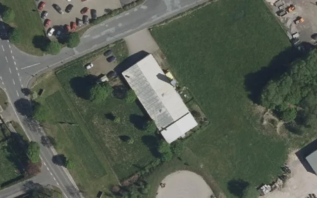 Amtliches Luftbild der Objektlage