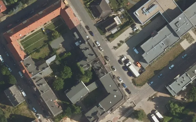 Amtliches Luftbild der Objektlage