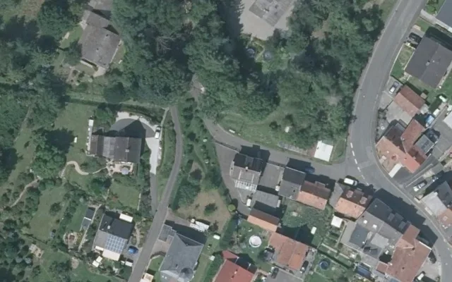 Amtliches Luftbild der Straßenlage