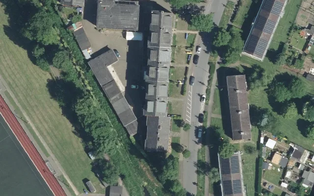 Amtliches Luftbild der Objektlage