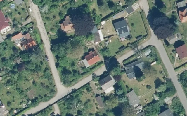 Amtliches Luftbild der Objektlage