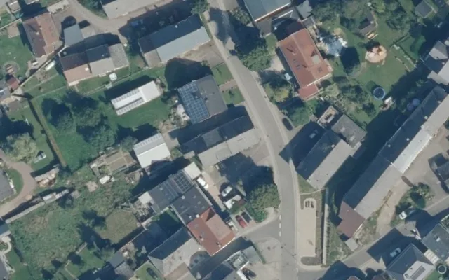 Amtliches Luftbild der Objektlage