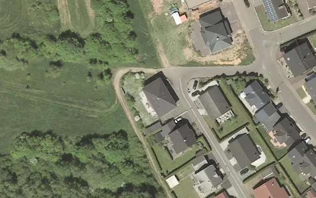 Amtliches Luftbild der Objektlage