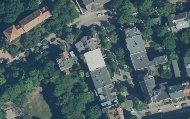 Amtliches Luftbild der Objektlage