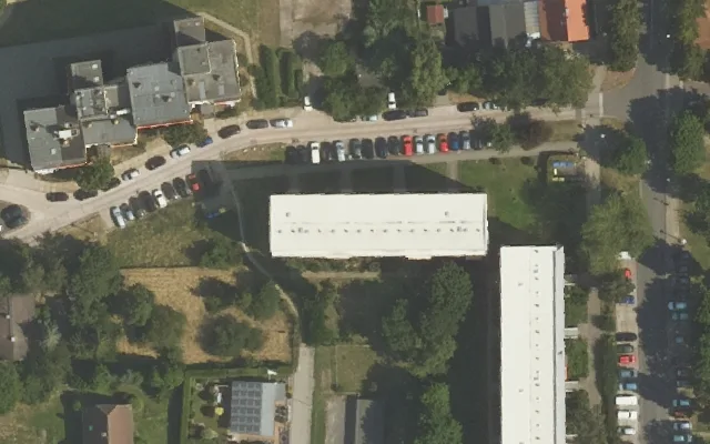 Amtliches Luftbild der Objektlage