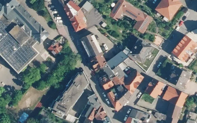 Amtliches Luftbild der Objektlage