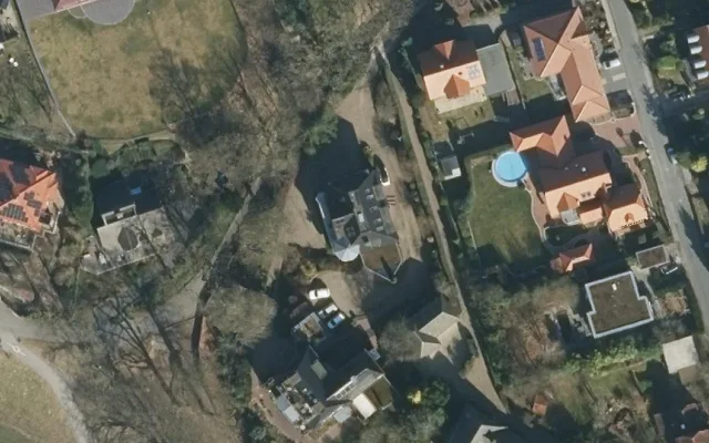 Amtliches Luftbild der Objektlage