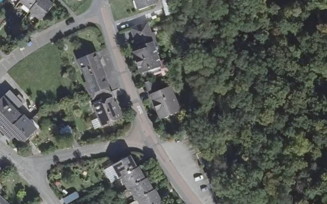 Amtliches Luftbild der Objektlage