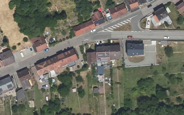 Amtliches Luftbild der Objektlage