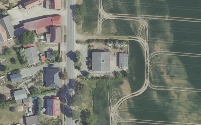 Amtliches Luftbild der Objektlage
