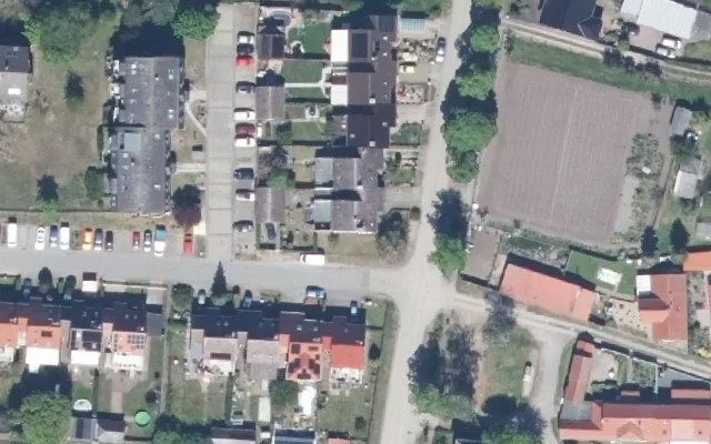 Amtliches Luftbild der Objektlage