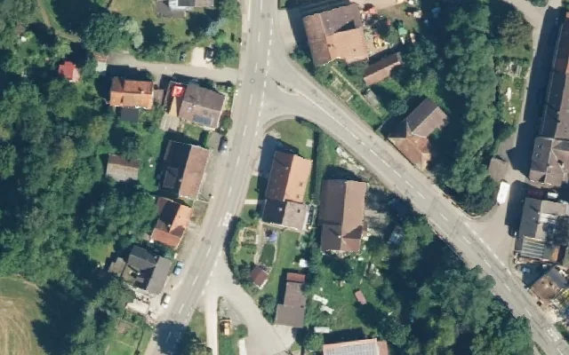 Amtliches Luftbild der Objektlage