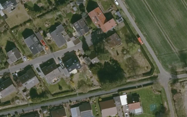 Amtliches Luftbild der Objektlage