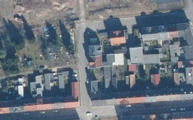 Amtliches Luftbild der Objektlage