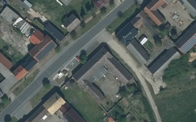 Amtliches Luftbild der Objektlage