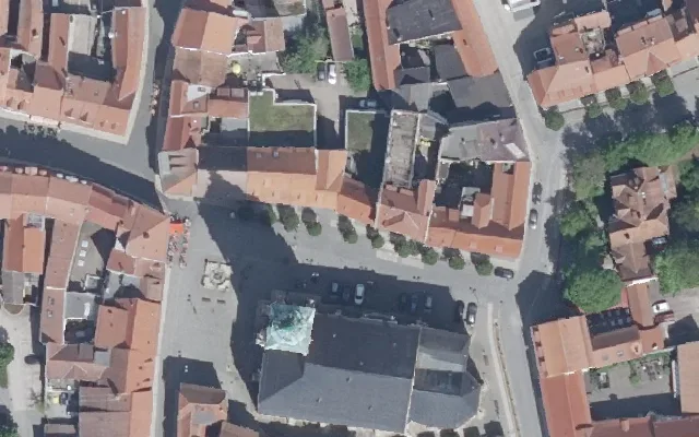 Amtliches Luftbild der Straßenlage