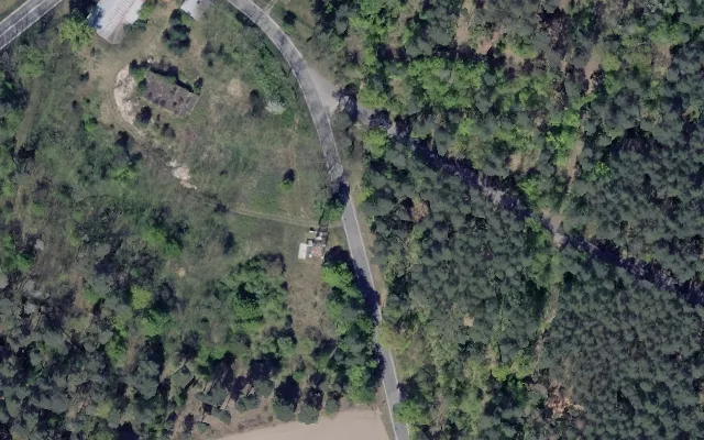 Amtliches Luftbild der Straßenlage