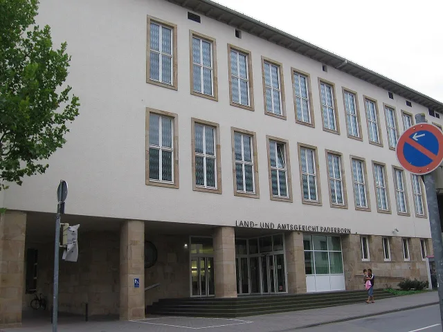 Gerichtsgebäude des Amtsgerichts Paderborn